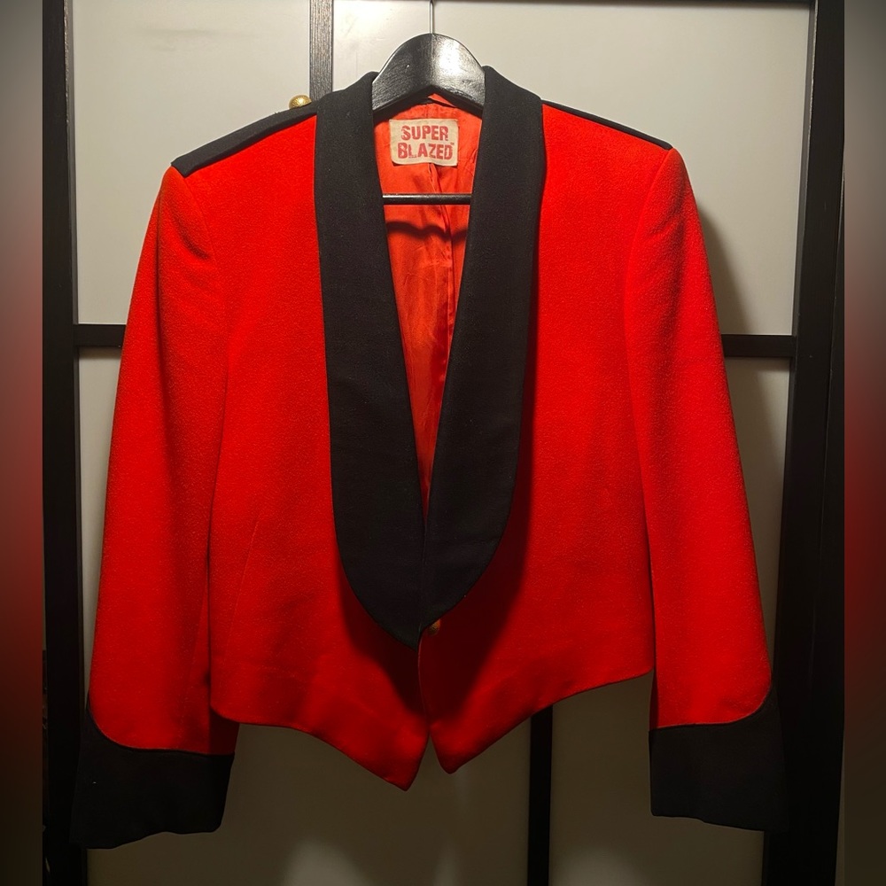 Custom Vintage Ringmaster Style Blazer